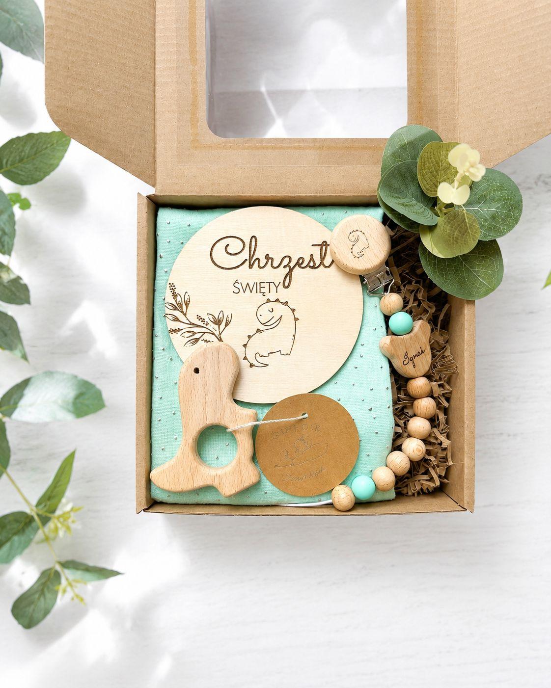 Prezent na chrzest narodziny baby shower