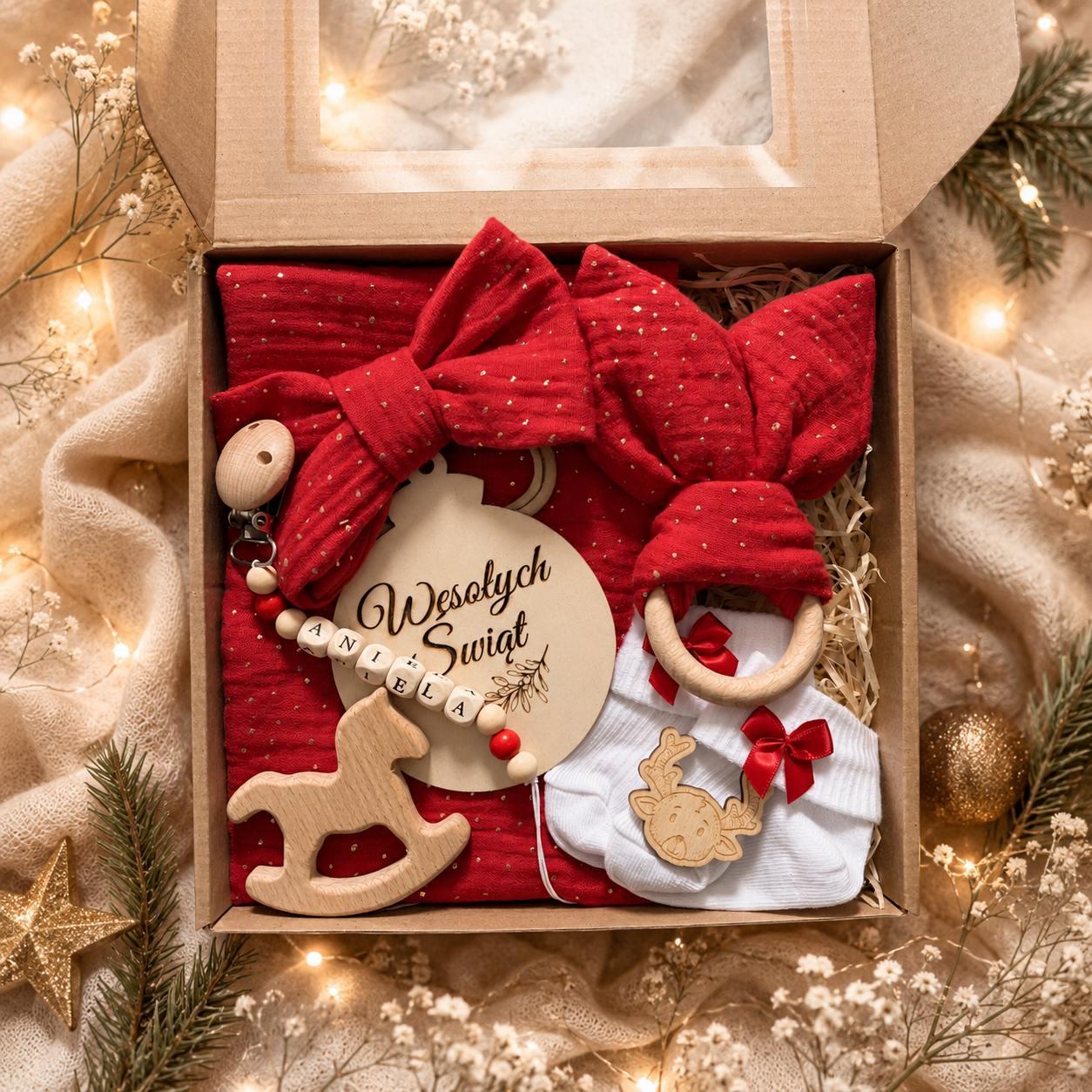 Magiczny Gift Box Świąteczny dla Dziewczynki – Prezent na Mikołajki i Boże Narodzenie