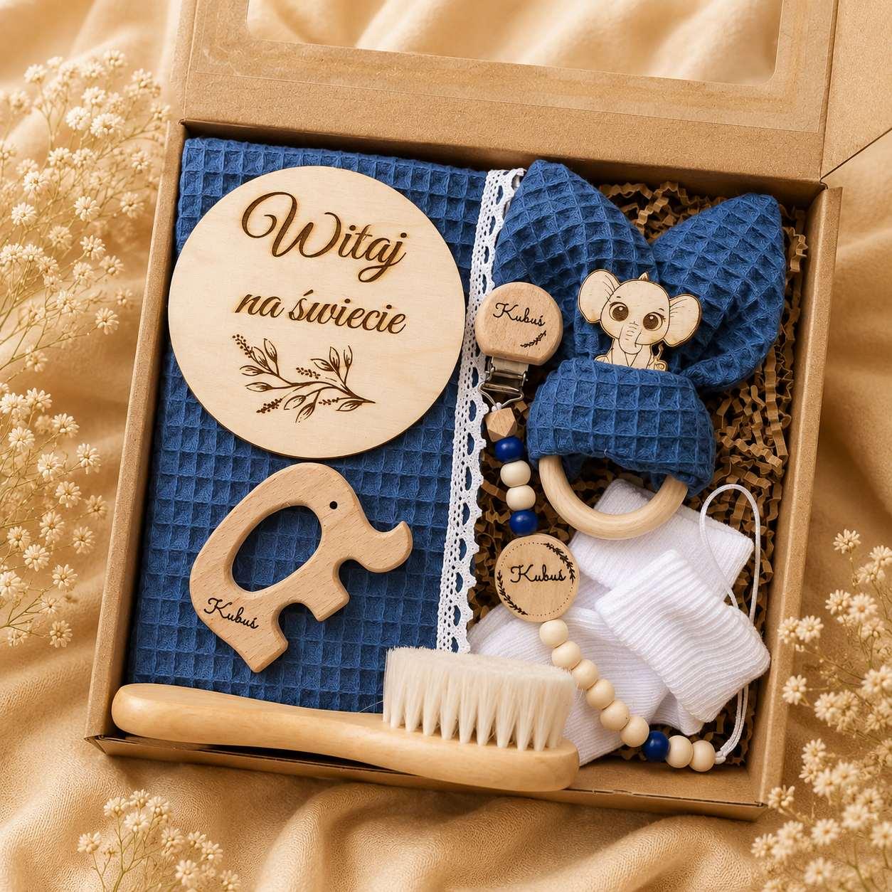 Gift Box Baby shower wafel prezent dla niemowlaka